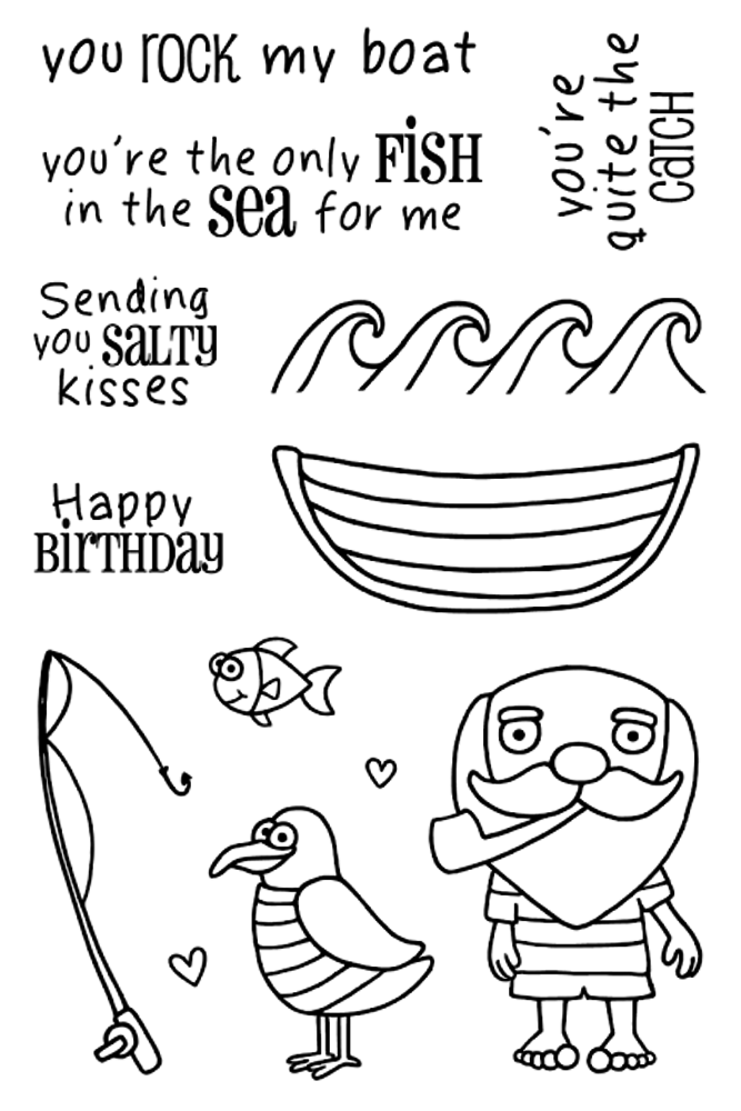 Jane's Doodles Simon Clear Stamps (JD008) Jane's Doodles Simon Clear Stamps (JD008)