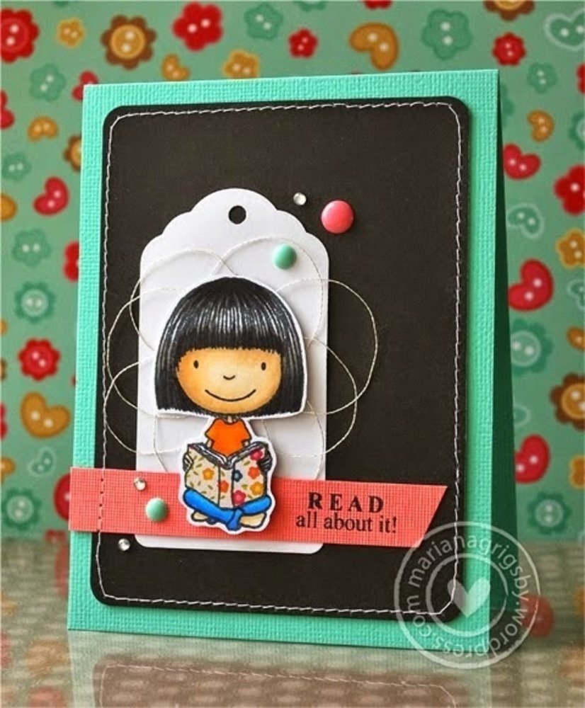 Jane's Doodles Read All About It Clear Stamps (JD009) Jane's Doodles Read All About It Clear Stamps (JD009)