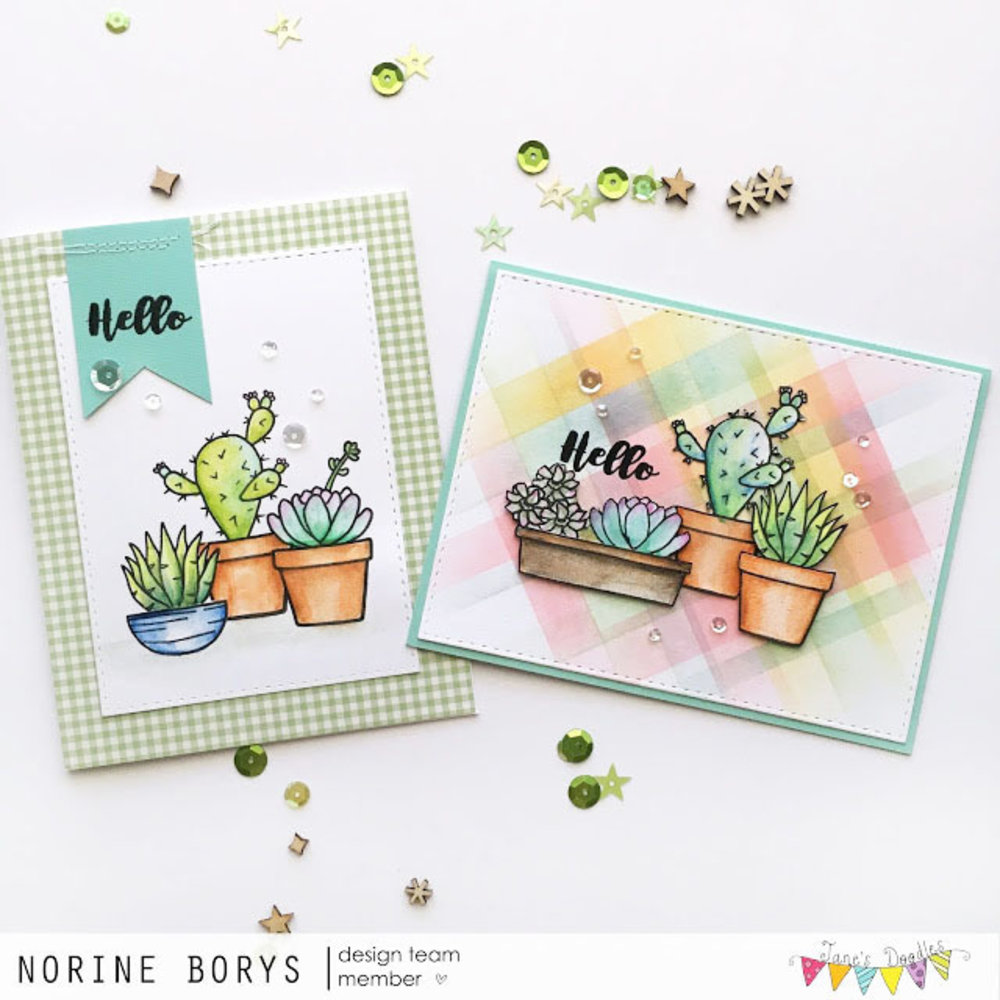 Jane's Doodles Cactus Clear Stamps (JD013) Jane's Doodles Cactus Clear Stamps (JD013)