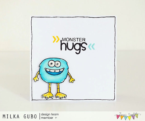 Jane's Doodles Monster Squad Clear Stamps (JD015)