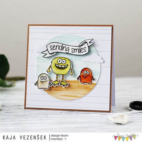 Jane's Doodles Monster Squad Clear Stamps (JD015)