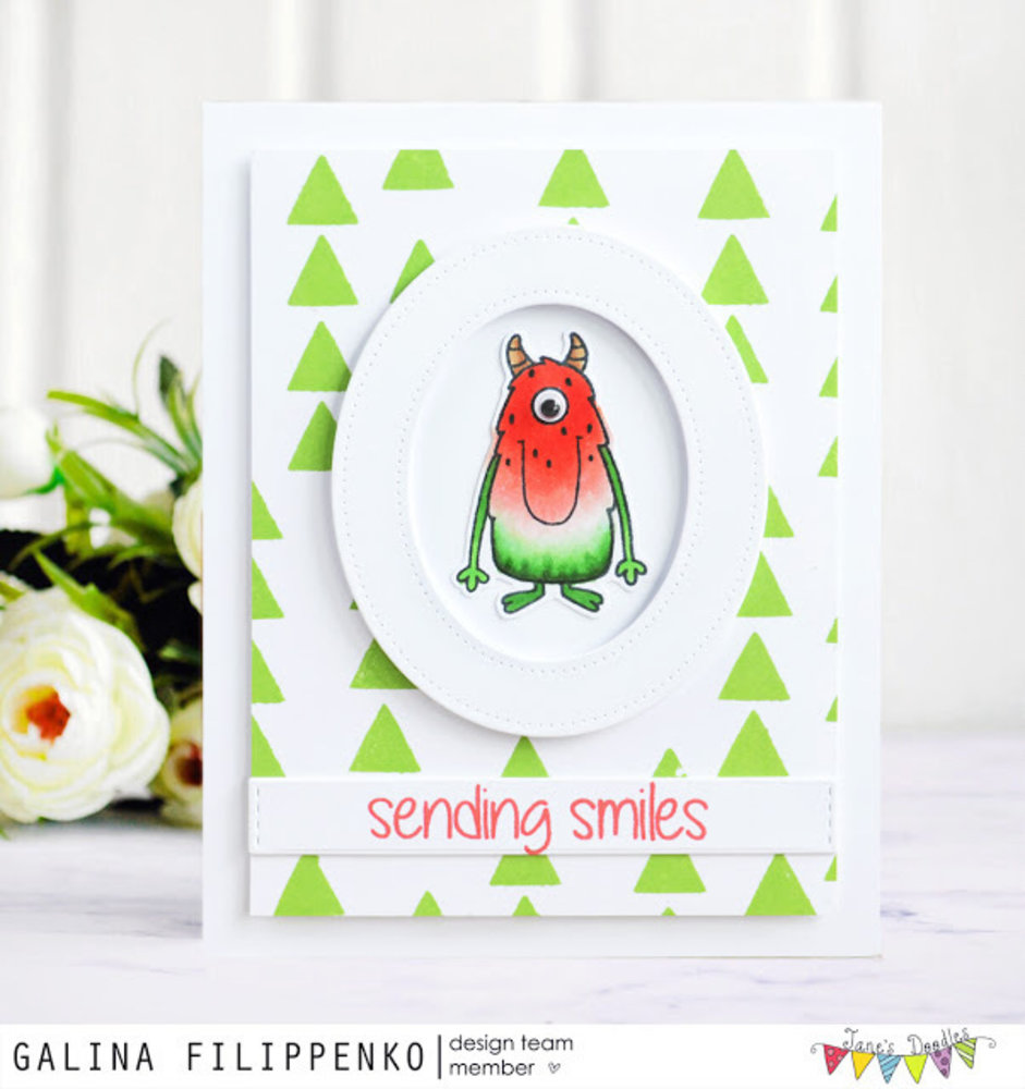 Jane's Doodles Monster Squad Clear Stamps (JD015)