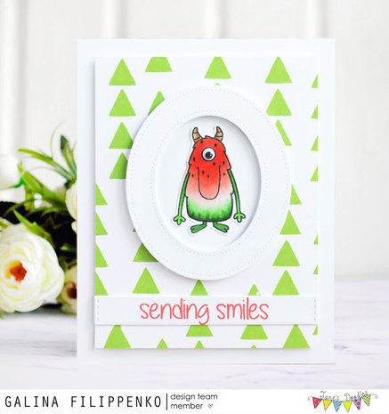 Jane's Doodles Monster Squad Clear Stamps (JD015)