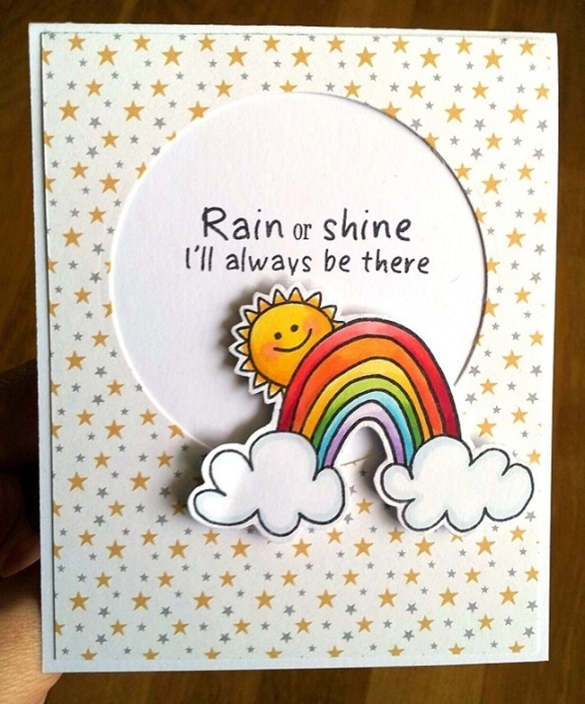 Jane's Doodles Rain or Shine Clear Stamps (JD019)