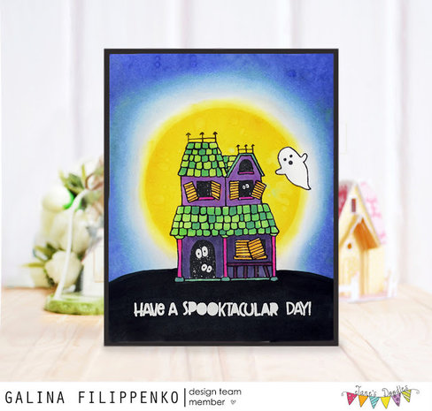 Jane's Doodles Haunted House Clear Stamps (JD030) Jane's Doodles Haunted House Clear Stamps (JD030)