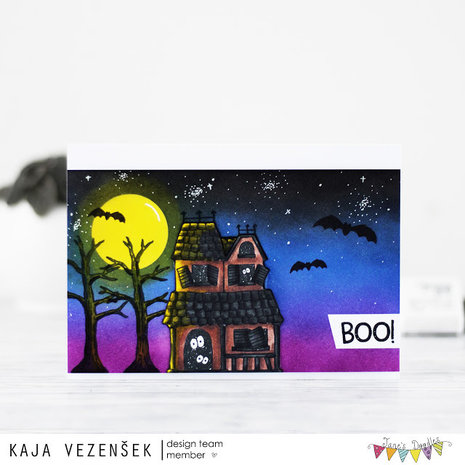 Jane's Doodles Haunted House Clear Stamps (JD030) Jane's Doodles Haunted House Clear Stamps (JD030)