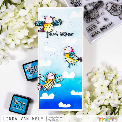 Jane's Doodles Free As A Bird Clear Stamps (JD043) Jane's Doodles Free As A Bird Clear Stamps (JD043)