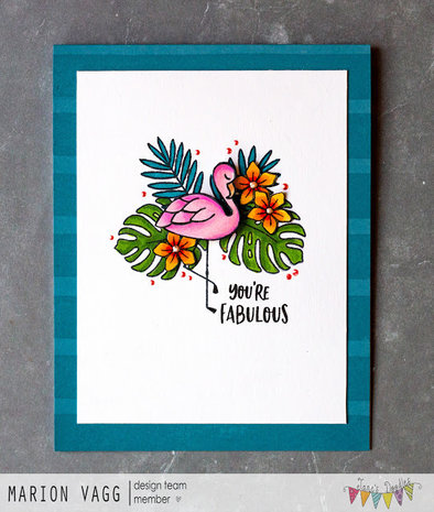 Jane's Doodles Tropical Fun Clear Stamps (JD047) Jane's Doodles Tropical Fun Clear Stamps (JD047)