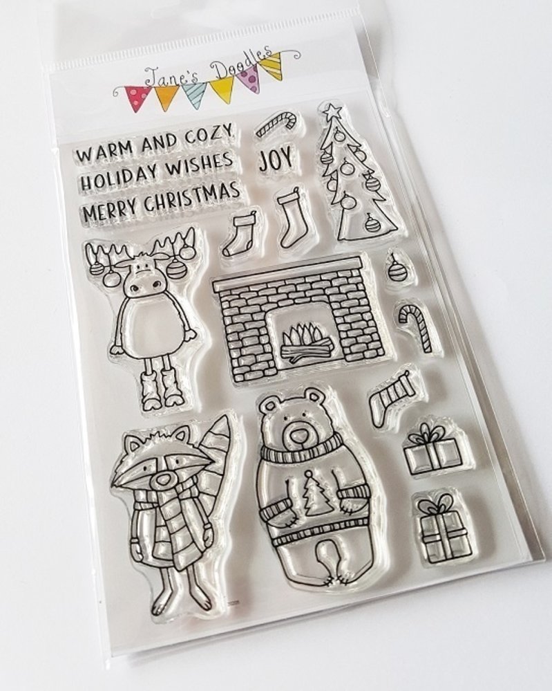 Jane's Doodles Warm and Cozy Clear Stamps (JD052) Jane's Doodles Warm and Cozy Clear Stamps (JD052)
