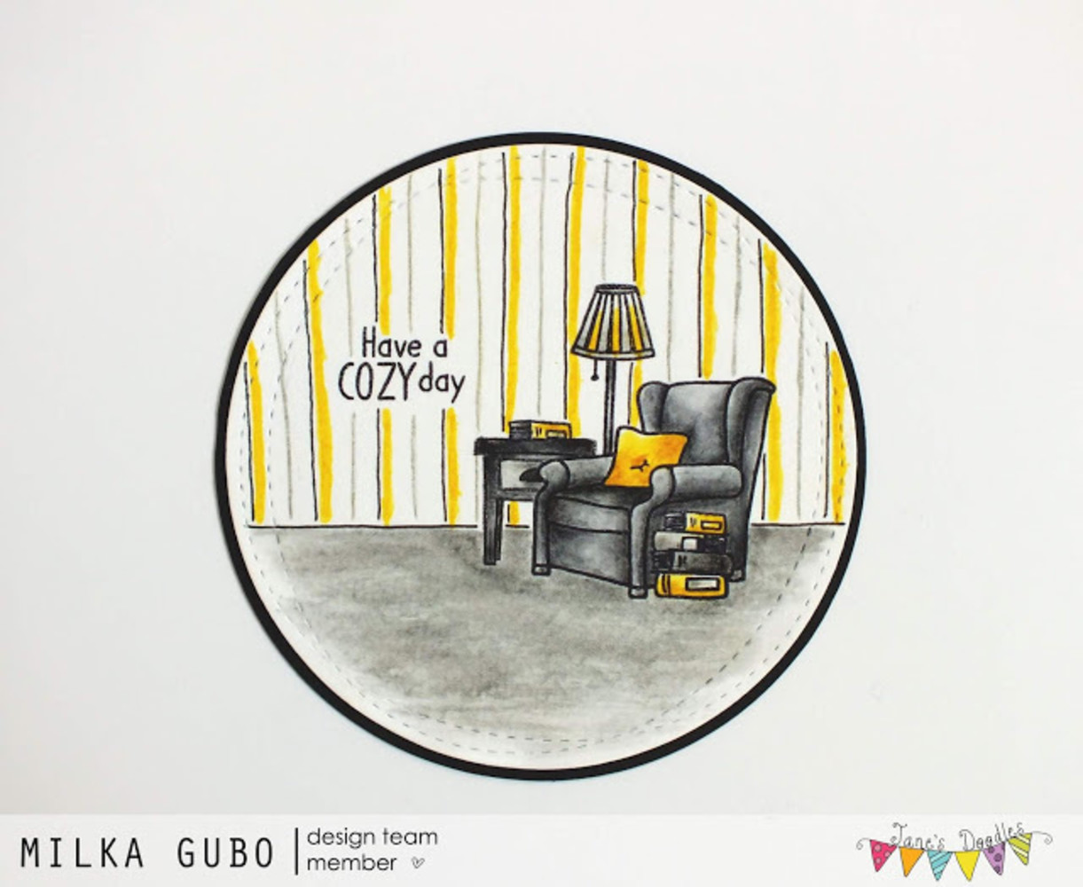 Jane's Doodles Cozy Up Clear Stamps (JD063) Jane's Doodles Cozy Up Clear Stamps (JD063)