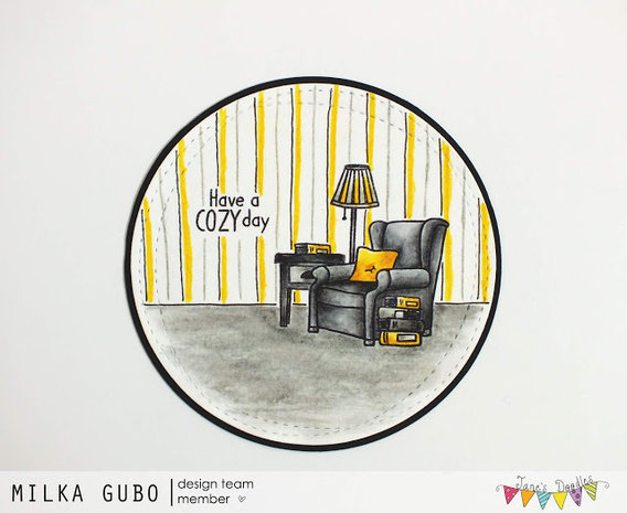 Jane's Doodles Cozy Up Clear Stamps (JD063) Jane's Doodles Cozy Up Clear Stamps (JD063)