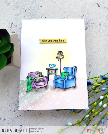 Jane's Doodles Cozy Up Clear Stamps (JD063) Jane's Doodles Cozy Up Clear Stamps (JD063)