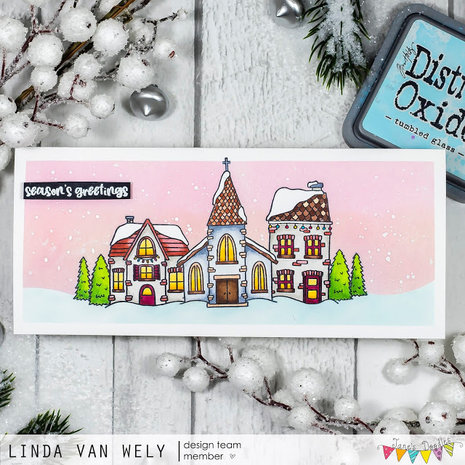 Jane's Doodles Winter Village Clear Stamps (JD066) Jane's Doodles Winter Village Clear Stamps (JD066)