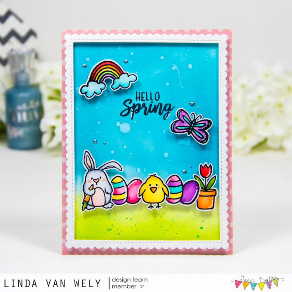 Jane's Doodles Spring Icons Clear Stamps (JD071)