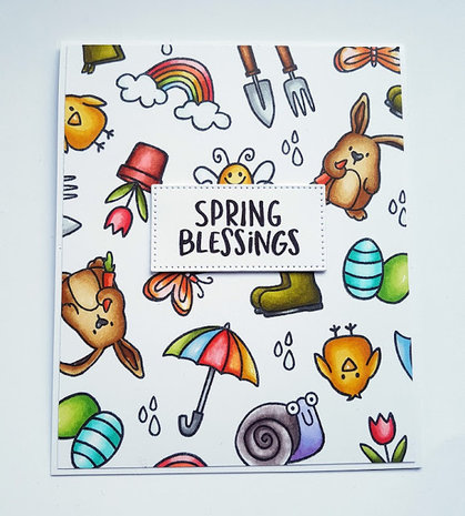 Jane's Doodles Spring Icons Clear Stamps (JD071)