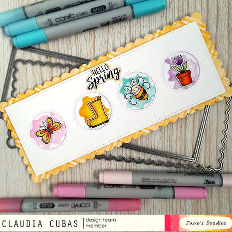 Jane's Doodles Spring Icons Clear Stamps (JD071)