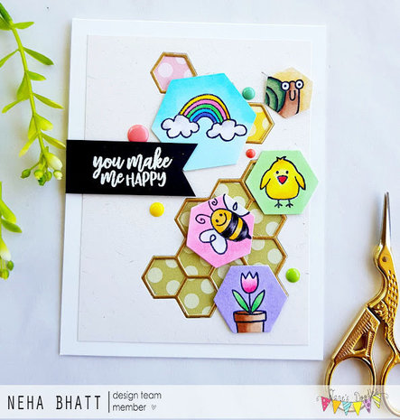 Jane's Doodles Spring Icons Clear Stamps (JD071)