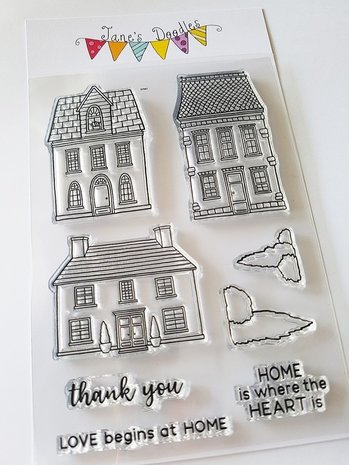 Jane's Doodles Home Clear Stamps (JD073)