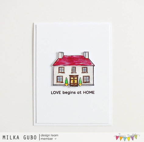 Jane's Doodles Home Clear Stamps (JD073)