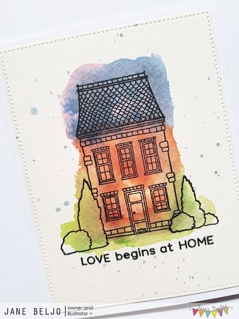 Jane's Doodles Home Clear Stamps (JD073)