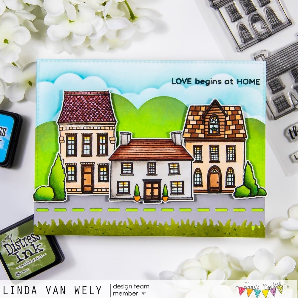 Jane's Doodles Home Clear Stamps (JD073)