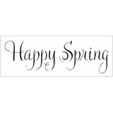 The Crafter's Workshop Happy Spring 16½x6 Inch Stencils (TCW2409)