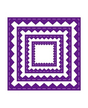 Gemini Inverted Stitched ZigZag Square Elements Dies (GEM-MD-ELE-ISZS) Gemini Inverted Stitched ZigZag Square Elements Dies (GEM-MD-ELE-ISZS)