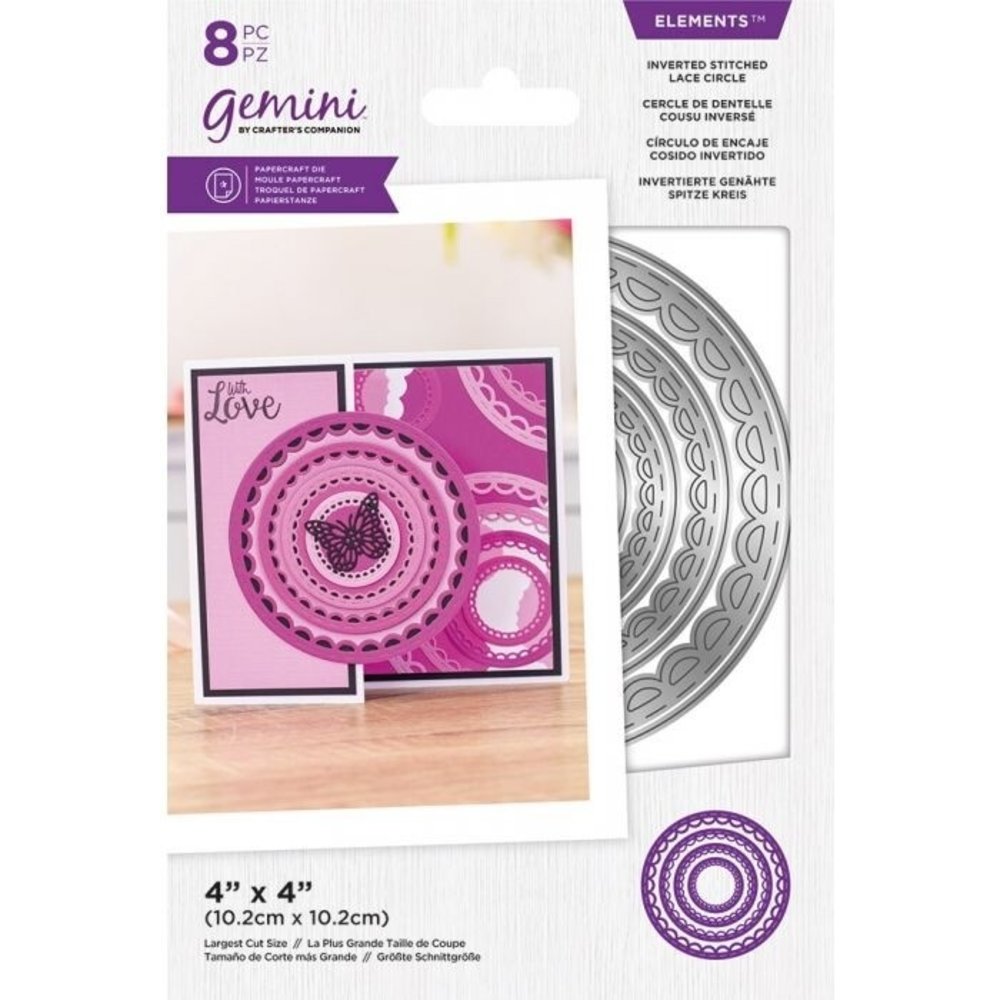 Gemini Inverted Stitched Lace Circle Elements Dies (GEM-MD-ELE-ISLC) Gemini Inverted Stitched Lace Circle Elements Dies (GEM-MD-ELE-ISLC)