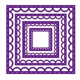 Gemini Inverted Stitched Lace Square Elements Dies (GEM-MD-ELE-ISLS)