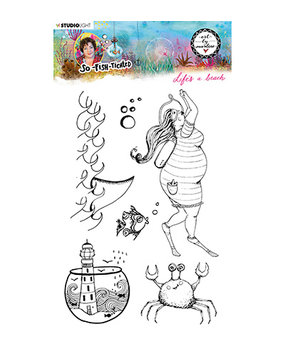 Studio Light Life's a Beach So-Fish-Ticated Clear Stamps (ABM-SFT-STAMP11) Studio Light Life's a Beach So-Fish-Ticated Clear Stamps (ABM-SFT-STAMP11)
