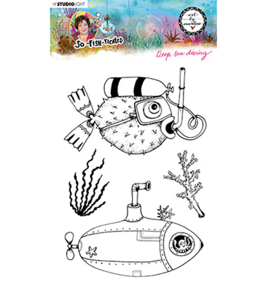 Studio Light Deep Sea Diving So-Fish-Ticated Clear Stamps (ABM-SFT-STAMP12) Studio Light Deep Sea Diving So-Fish-Ticated Clear Stamps (ABM-SFT-STAMP12)