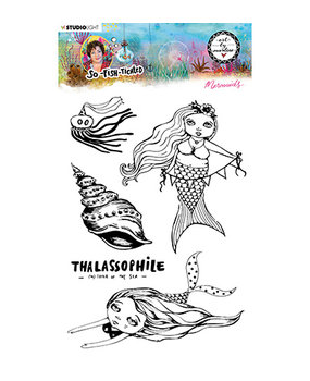 Studio Light Mermaids So-Fish-Ticated Clear Stamps (ABM-SFT-STAMP14) Studio Light Mermaids So-Fish-Ticated Clear Stamps (ABM-SFT-STAMP14)