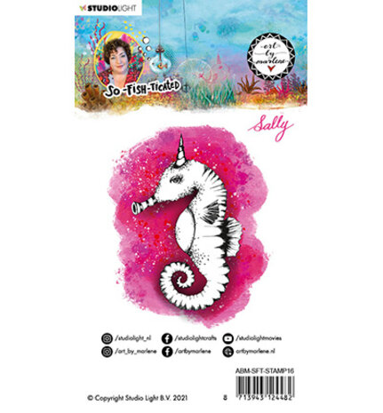 Studio Light Sally (Sea Horse) So-Fish-Ticated Cling Stamp (ABM-SFT-STAMP16) Studio Light Sally (Sea Horse) So-Fish-Ticated Cling Stamp (ABM-SFT-STAMP16)