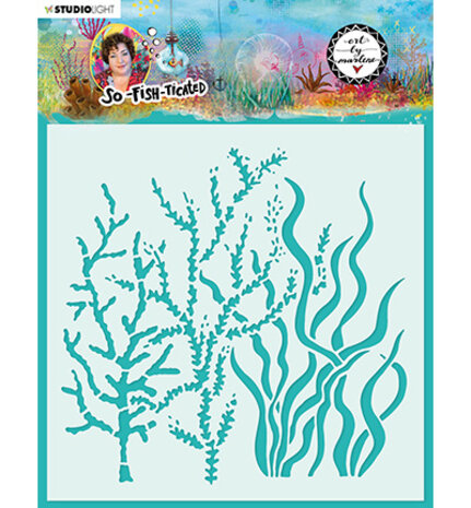 Studio Light Seaweed So-Fish-Ticated Masking Stencil (ABM-SFT-MASK09) Studio Light Seaweed So-Fish-Ticated Masking Stencil (ABM-SFT-MASK09)