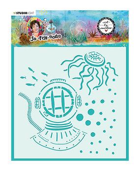 Studio Light Diver So-Fish-Ticated Masking Stencil (ABM-SFT-MASK10) Studio Light Diver So-Fish-Ticated Masking Stencil (ABM-SFT-MASK10)