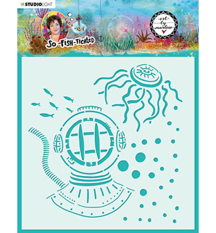 Studio Light Diver So-Fish-Ticated Masking Stencil (ABM-SFT-MASK10) Studio Light Diver So-Fish-Ticated Masking Stencil (ABM-SFT-MASK10)