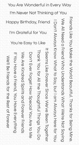 My Favorite Things Friends Like You Clear Stamps (CS-570)