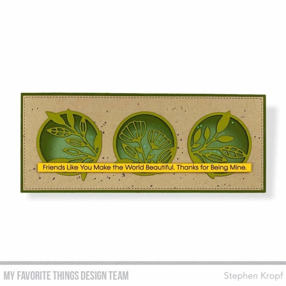 My Favorite Things Die-namics Slimline Stitched Circle Trio (MFT-2007) My Favorite Things Die-namics Slimline Stitched Circle Trio (MFT-2007)