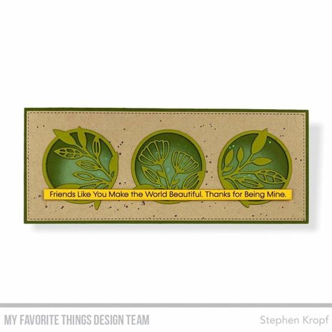 My Favorite Things Die-namics Slimline Stitched Circle Trio (MFT-2007) My Favorite Things Die-namics Slimline Stitched Circle Trio (MFT-2007)