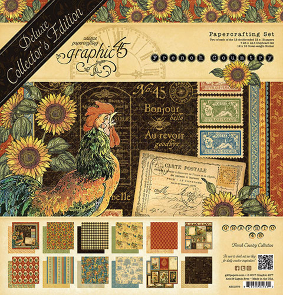 Graphic 45 Le' Romantique Deluxe Collector's Edition Papercrafting