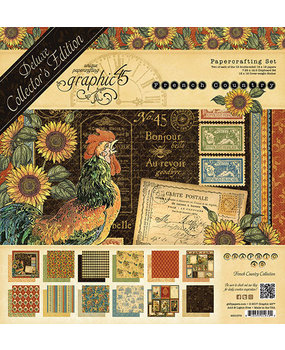 Graphic 45 French Country 12x12 Inch Deluxe Collector's Edition (4501579) Graphic 45 French Country 12x12 Inch Deluxe Collector's Edition (4501579)