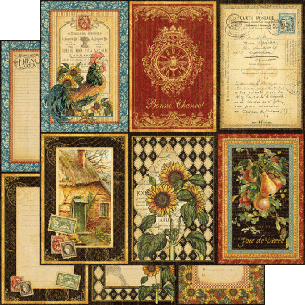 Graphic 45 French Country 12x12 Inch Deluxe Collector's Edition (4501579)