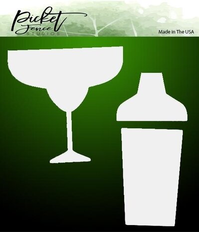 Picket Fence Studios Margarita 6x6 Inch Stencil (SC-192) Picket Fence Studios Margarita 6x6 Inch Stencil (SC-192)