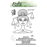 Picket Fence Studios Libra Girl Clear Stamps (HG-103)