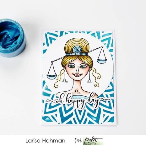 Picket Fence Studios Libra Girl Clear Stamps (HG-103) Picket Fence Studios Libra Girl Clear Stamps (HG-103)