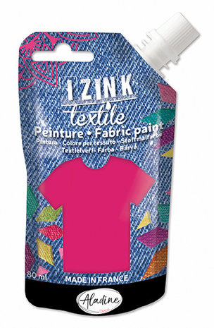 Aladine Izink Textile Fabric Paint Fuchsia Madras (80723) Aladine Izink Textile Fabric Paint Fuchsia Madras (80723)