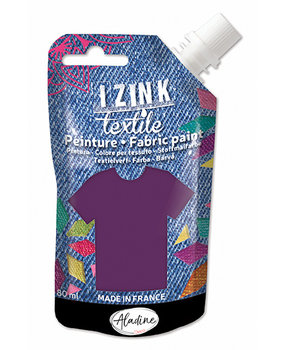 Aladine Izink Textile Fabric Paint Violet Cachemire (80724) Aladine Izink Textile Fabric Paint Violet Cachemire (80724)