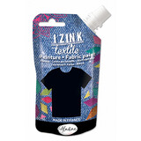 Aladine Izink Textile Fabric Paint Noir Astrakan (80728)