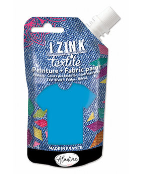 Aladine Izink Textile Fabric Paint Bleu Nacre Boutis (80736) Aladine Izink Textile Fabric Paint Bleu Nacre Boutis (80736)