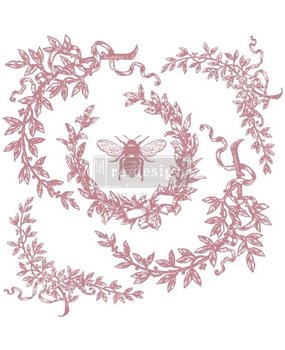 Re-Design French Laurels 12x12 Inch Decor Stamps (651183)